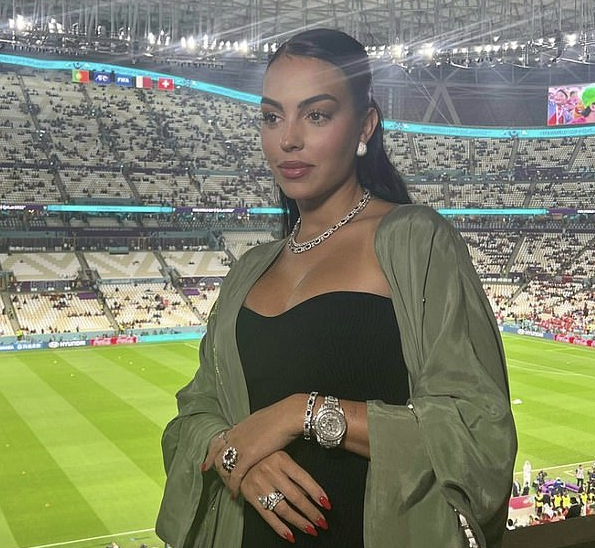Georgina Rodriguez kishte mbi dy milionë euro bizhuteri në ndeshjen e Portugalisë