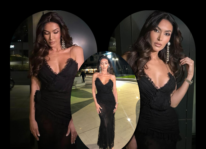 Me fustan të zi transparent, Nora Istrefi shfaqet në top formë -  Arbresh.info