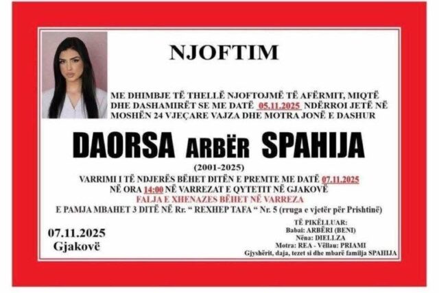 Sot varroset kosovarja që vdiq tragjikisht në Tetovë