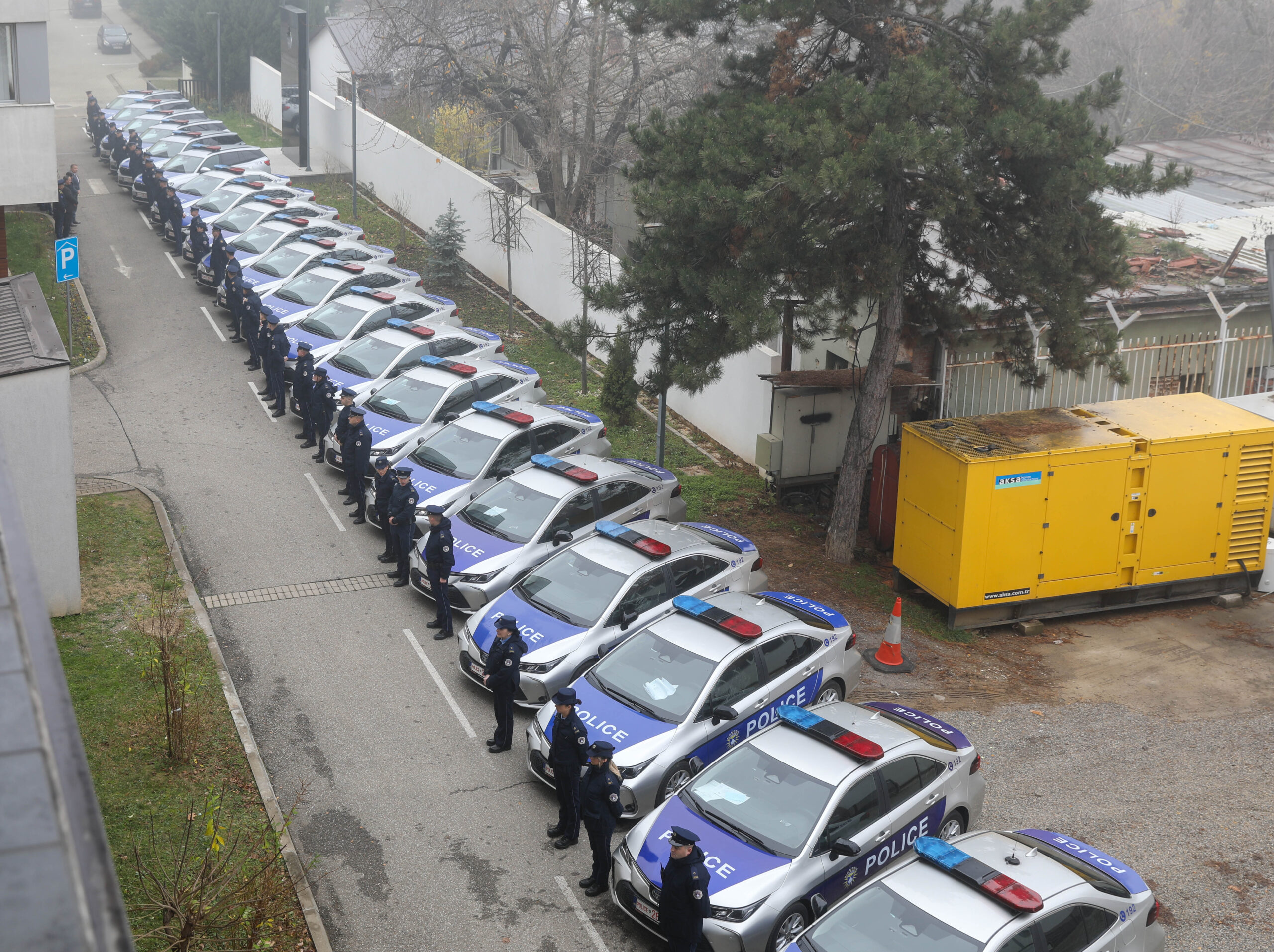 Policia e Kosovës pajiset me 41 vetura të reja patrulluese