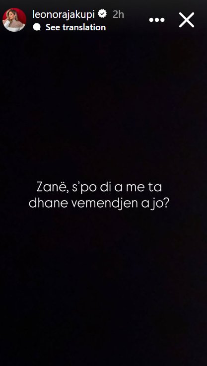 Leonora Jakupi i reagon ashpër Zana Avdiut  S po di a me ta dhanë vëmendjen a jo 