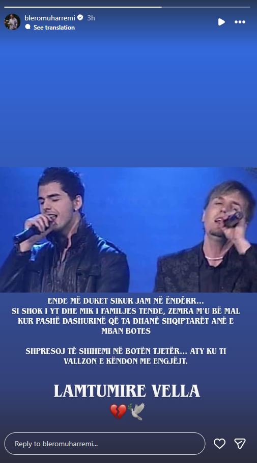  Ende më duket sikur jam në ëndërr   Blero sërish me dedikim prekës për Shpat Kasapin