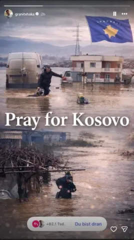  Lutuni për Kosovën   Xhaka e Shaqiri reagojnë pas vërshimeve në vend