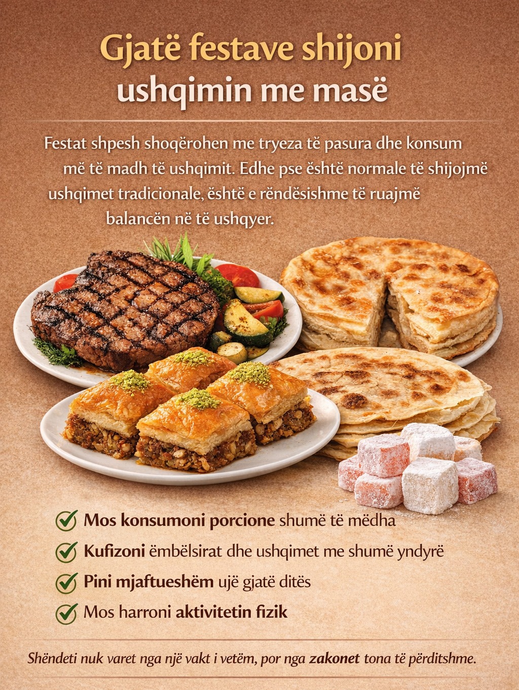 Spitali i Pejës bën apel  kujdes me ushqimin për Bajram