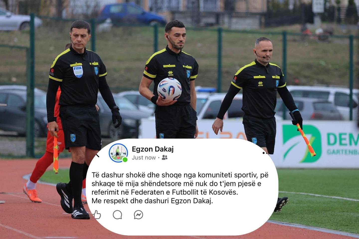 Egzon Dakaj i jep fund karrierës si gjyqtar